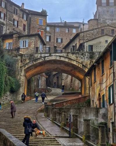 Scorcio del centro storico di Perugia